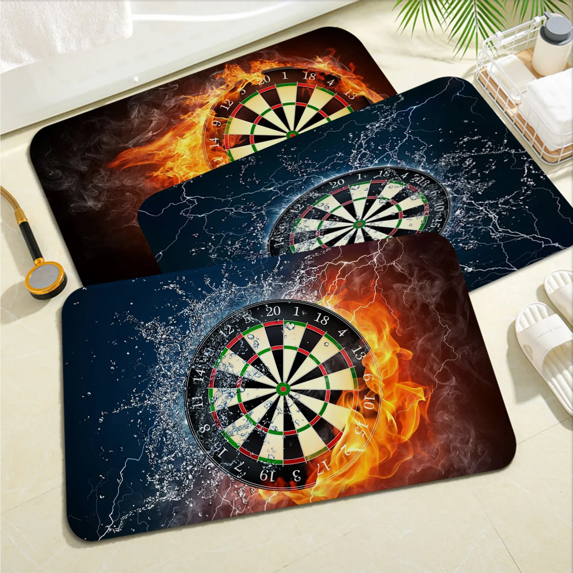 

DARTS Dart Board Arrow Target Floor Mat Bath Mat Nordic Style Home Doormat Bathroom-Toilet Mats Bedroom Welcome Doormat