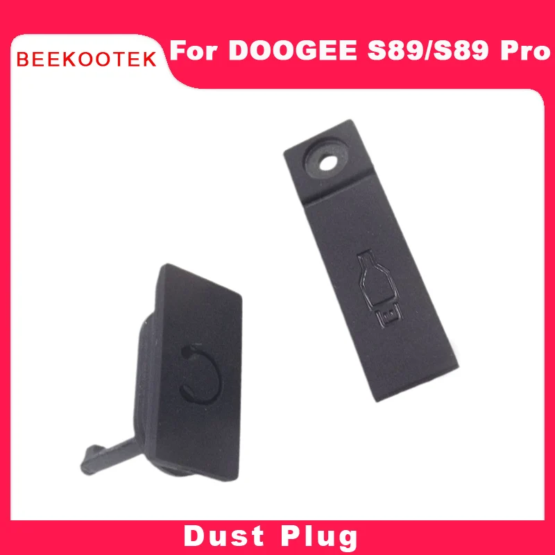 New Original DOOGEE S89 S89 Pro USB Rubber Dust Plug Cell Phone Earphone Dust Plug Accessories For DOOGEE S89 Pro Smart Phone