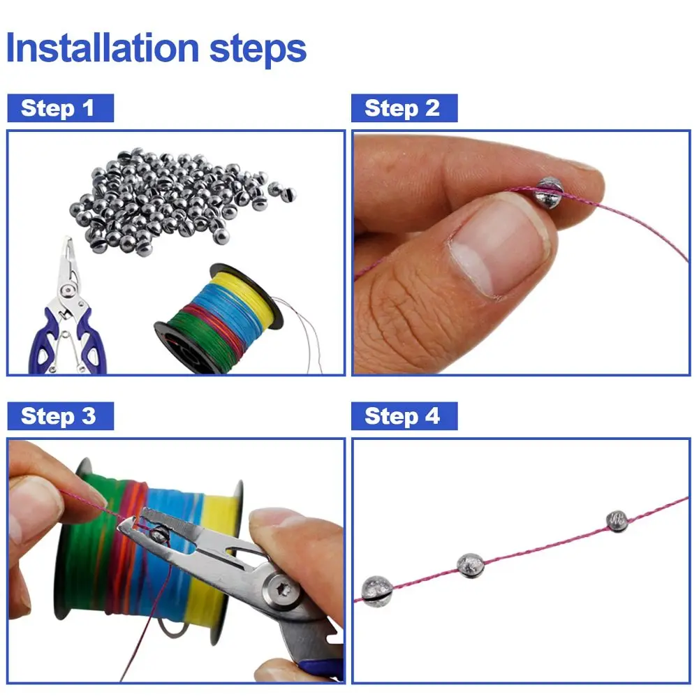 釣り道具キット,釣りウェイト,卵ウェイト,205個