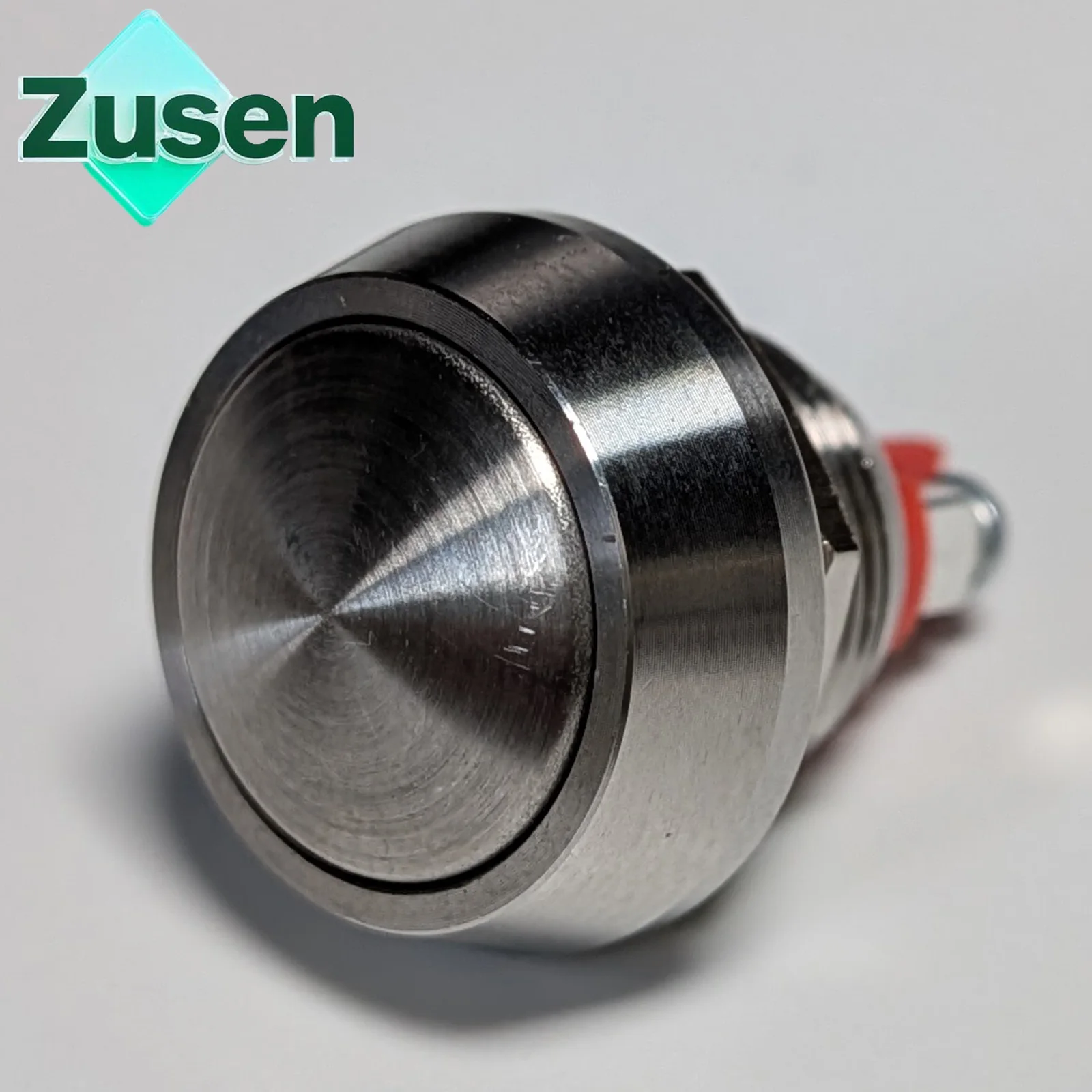 

Zusen 12mm Brushed Ball Head Stainless Steel Push Button Switch 3A/250V Momentary IP65 Screw Terminal for Electronics