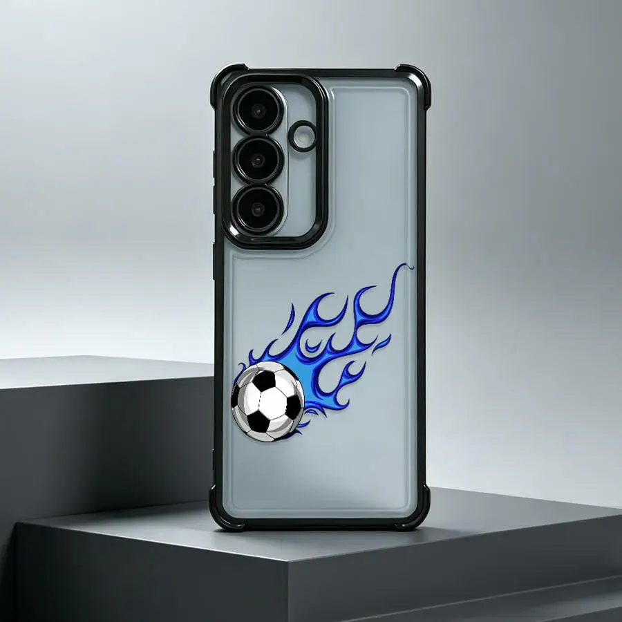 Football Cool Case for Samsung Galaxy A15 A05 A23 A51 A24 A52 A07 A53 A54 A34 A16 A06 A33 A50 A14 A04 A12 A03 A73 A13 Phone