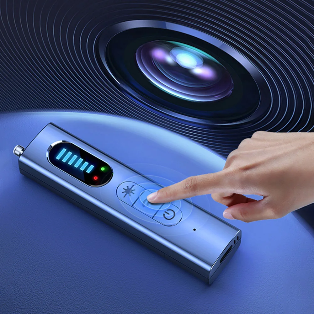 

Wireless Camera Detectors 5 Levels Adjustable Sensitivity Signal Detector GPS Detector for Travel Hotel Car for Office Bathroom