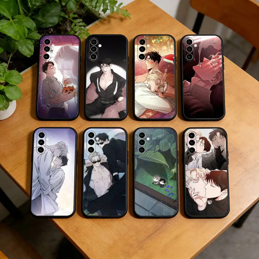 

R-roses and C-champagne Phone Case For Samsung Galaxy A73,A72,A71,A70,A53,A52,A51,Others Soft Black Cover