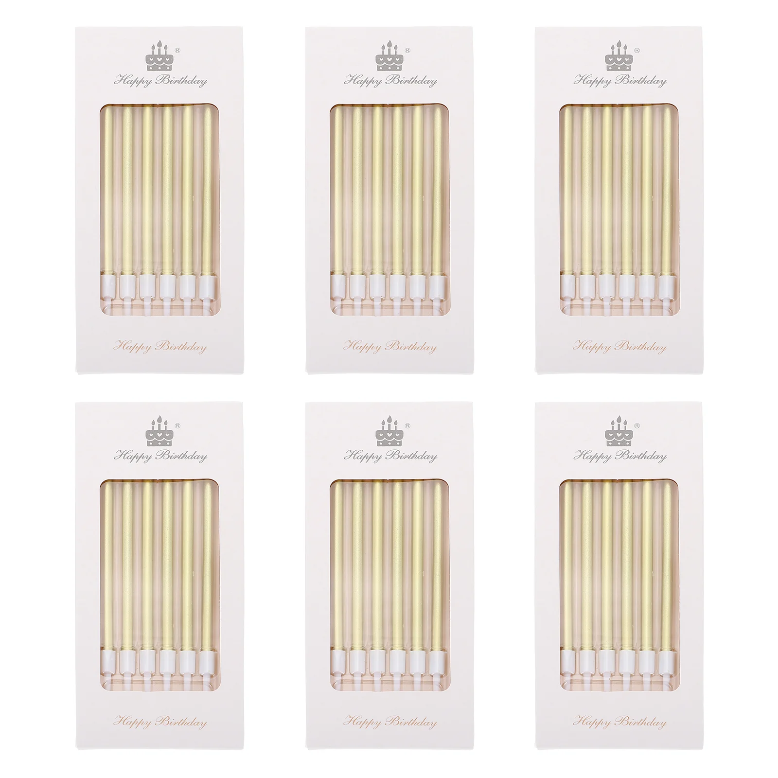 

36 Pcs Birthday Candles Cake Trick Boxed Wedding Dessert Paraffin Celebration Party Child