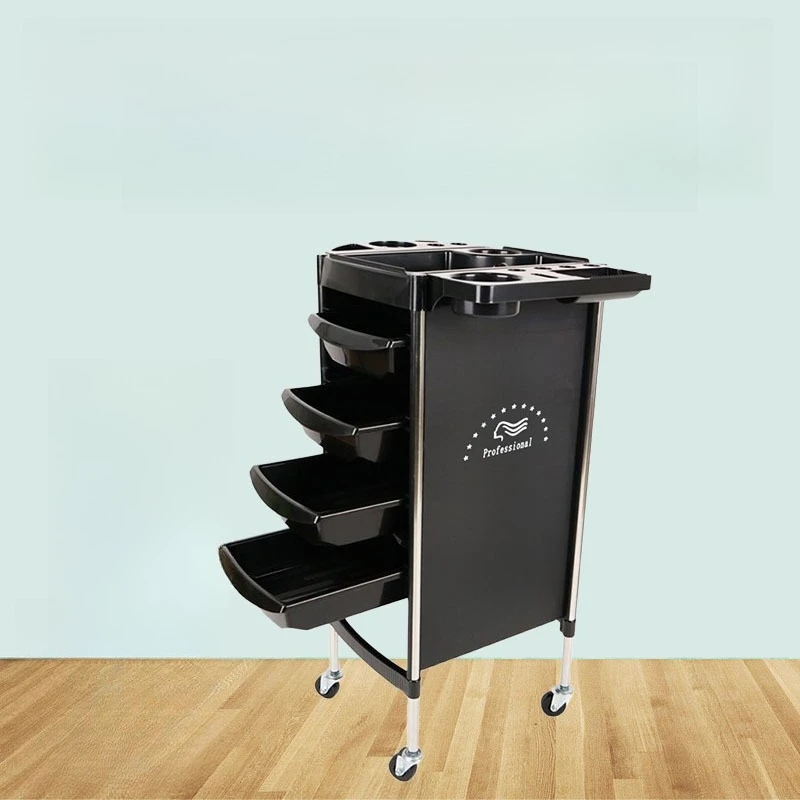 Nordic Creative Beauty Salon Trolley Modern Minimalist Hair Salon Tool Trolley Barbershop Tool Cart Salon Furniture FYST