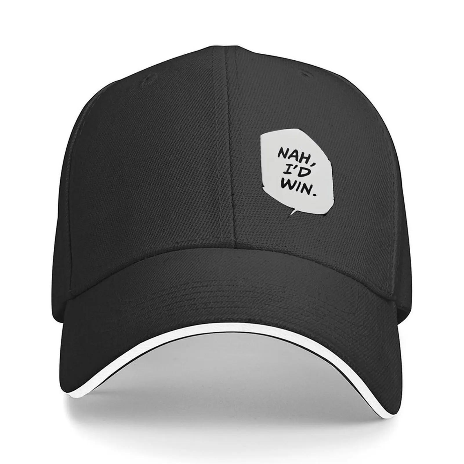 

NAH, I'D WIN. Baseball Cap custom Hat tactical cap Vintage Designer Hat Men's Women's