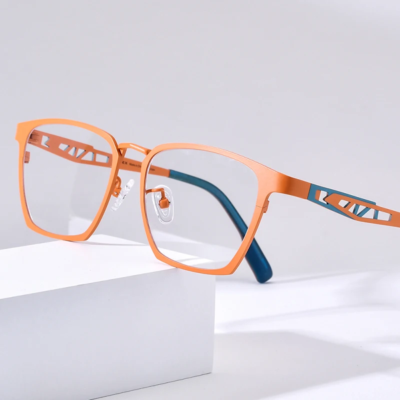 FONEX Titanium Glasses Frame Men 2025 New Fashion Brand Design Square Eyeglasses Women Ultralight High Quality Eyewear 85839