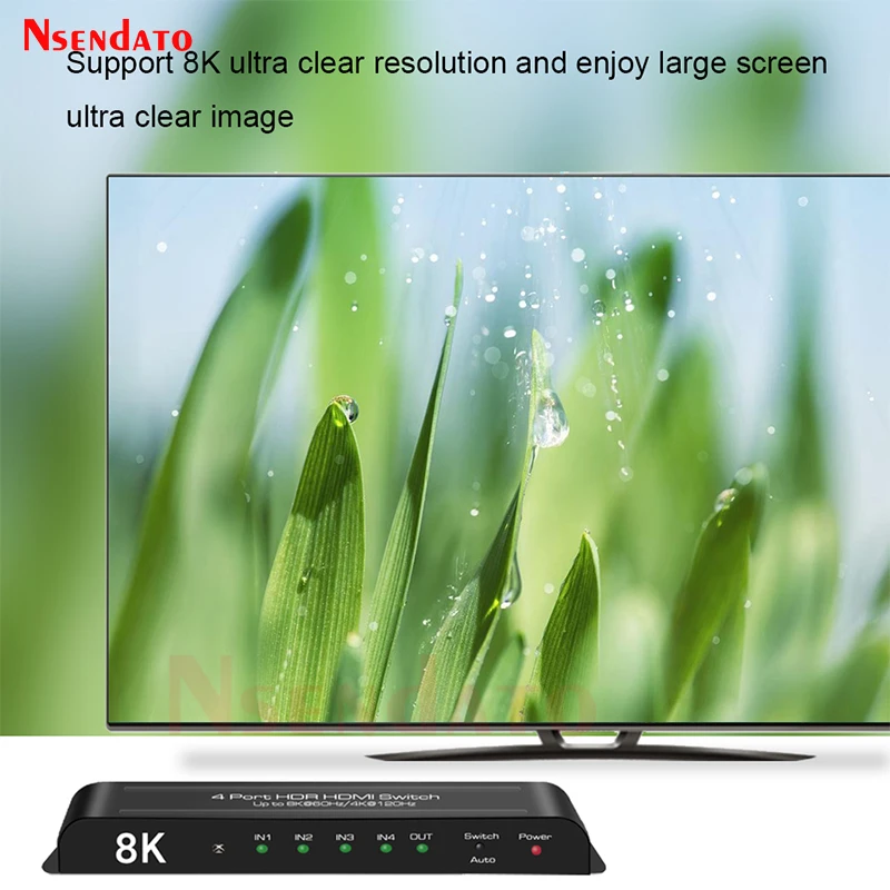 8K 60 هرتز HDR HDMI التبديل 4x1 4K 120 هرتز HDR 4 في 1 خارج HDMI المهنية الفاصل الجلاد صندوق التبديل ل PS5 HDTV Xbox
