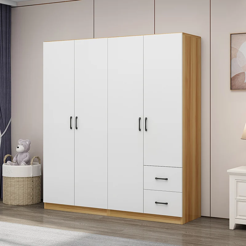 

Clothes White Wardrobes Drawer Display Hanging Storage Wardrobes Bedroom Clothing Rack Mueble Para Colgar Ropa Home Furniture