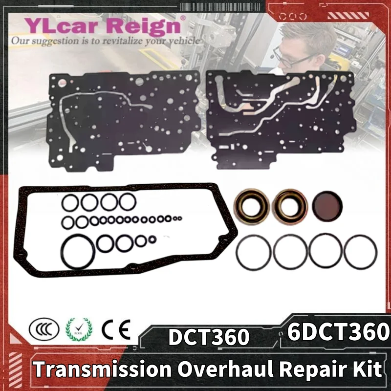 

6DCT360 DCT360 Automatic Transmission Overhaul Repair Kit Gasket For Roewe MG6 MG Zotye T600 T700 SR9 Car Accessories Auto Parts