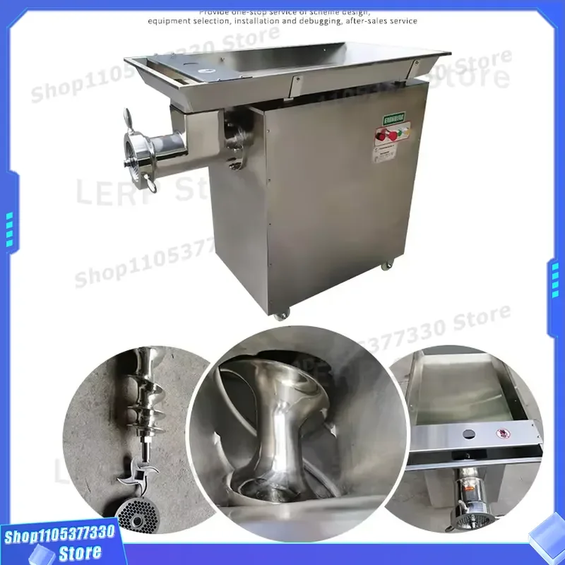 Heavy Duty Commercial Meat Grinder Electric Vegetable Fruit Chopper Stainless Steel Food Processor for Kitchen Restaurant Use