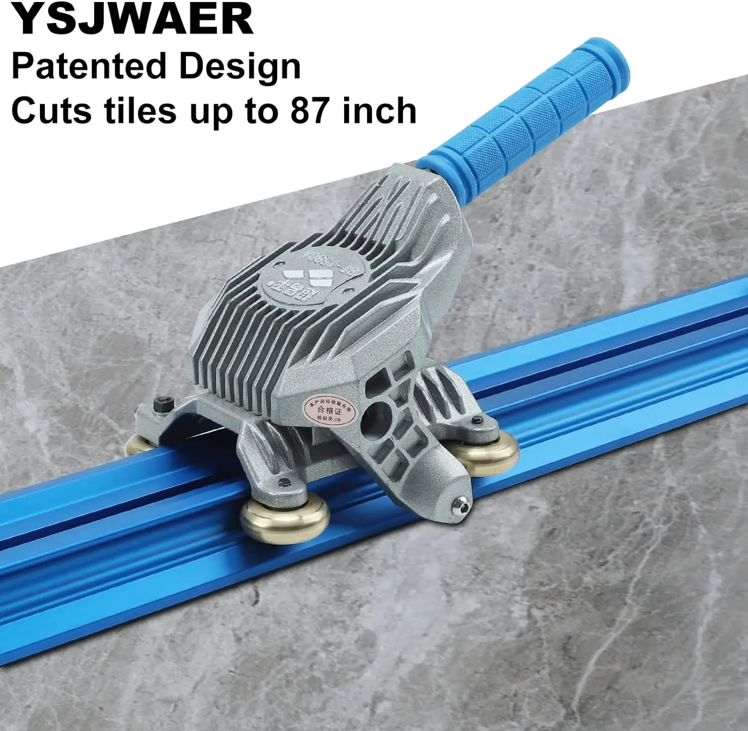 Ceramic Tile Cutter Machine YSJWAER - Manual Cutting Tool for Large Ceramic Porcelain Up to 87