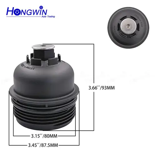 Imagen 2 del producto Conjunto de tapa de carcasa de filtro de aceite 26315-2F001 para Hyundai Santa FE DM Tucson ix35 Maxcruze Kia Sportage R Sorento 2,0 2,2 diésel