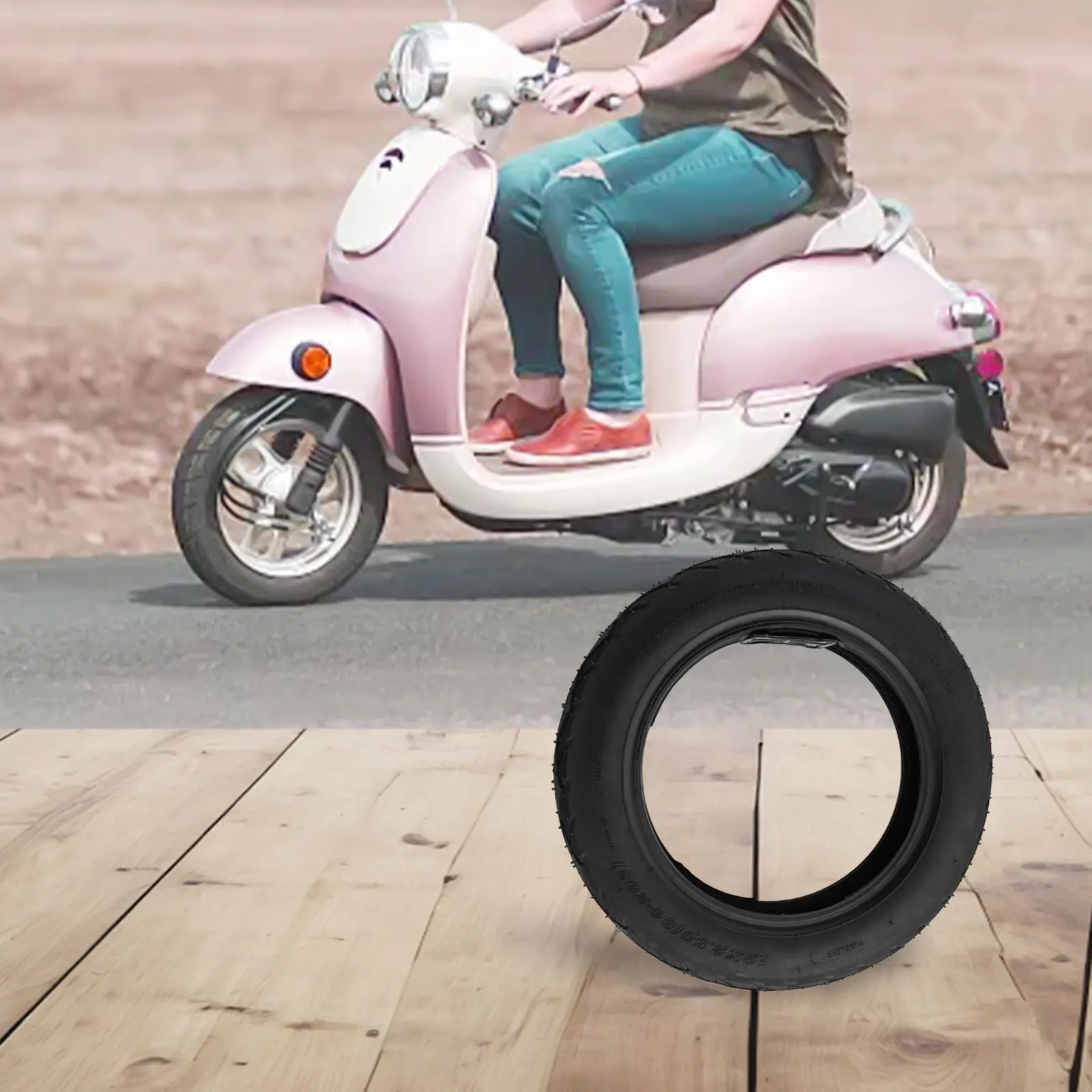 

12-дюймовая шина для электрического велосипеда 12x2 50, бескамерная для повышенной эффективности, подходит для диапазона электрических скутеров