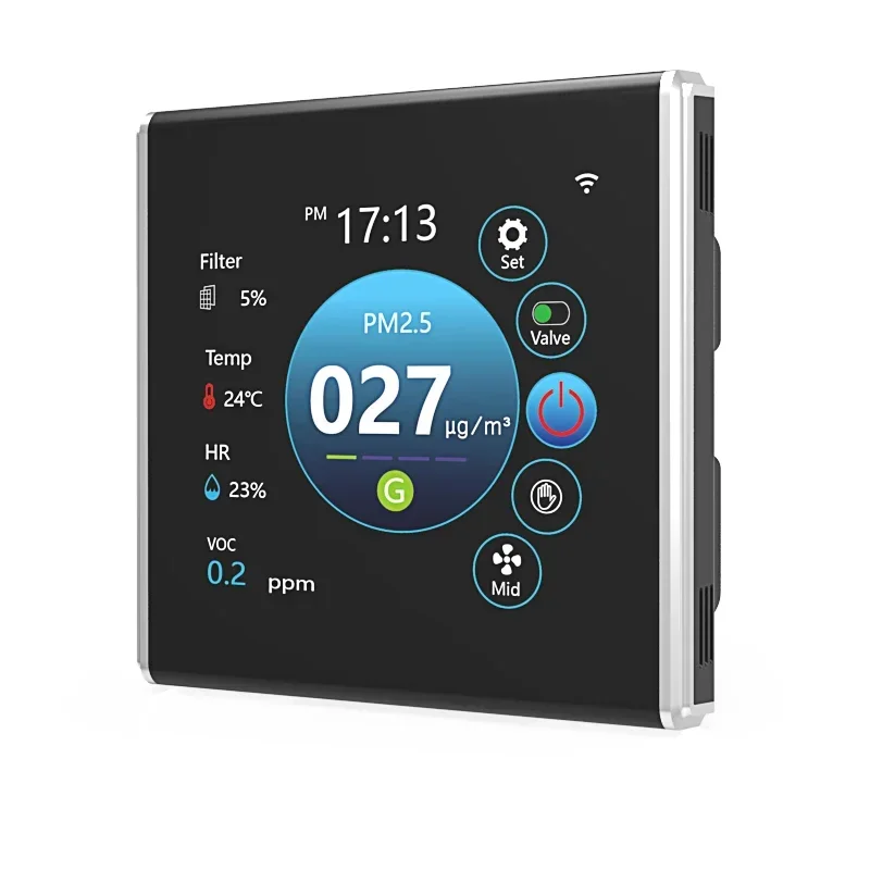 MIA-9G CO2 VOC Display Smart Ventilation Controller With Tuya App For Home