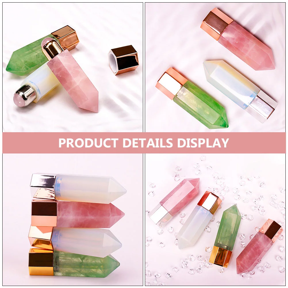 1pc Rose Quartz Facial Beauty Gua Board Lightweight Fine Oil Bottle Face Massager Skin Care Tool Non Electric Face Skin Care