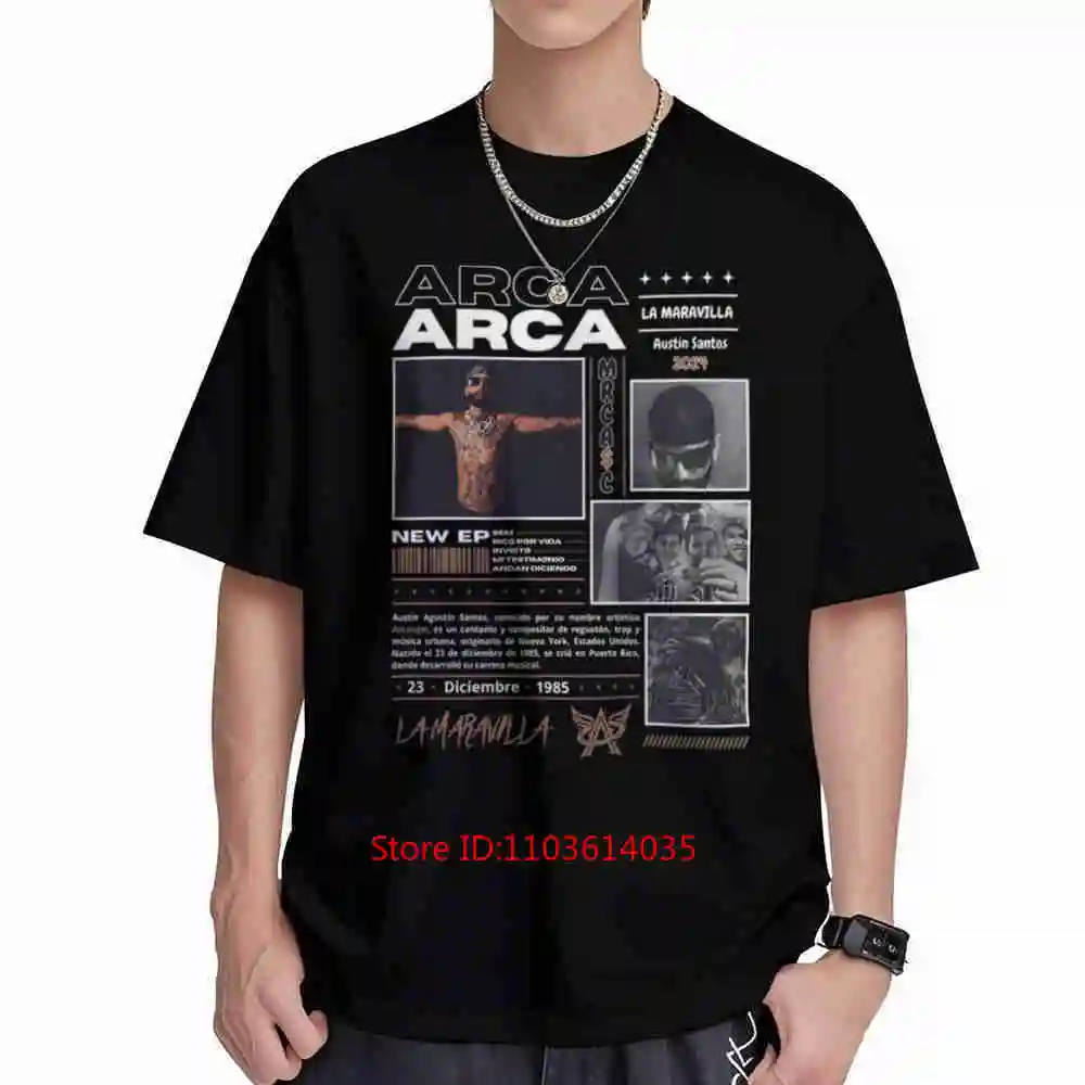 Arcangel Arca Reggaeton Latin Urban Music Short Sleeve Tee 100% Cotton T-Shirt