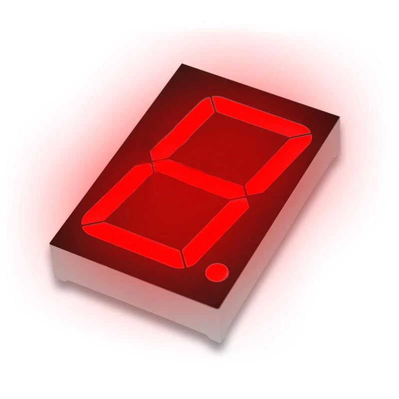 1pcs 1.8inch LED display 7 Segment 1 Bit Digit Tube Red Common Cathode Digital 1.8 inch led 7segment