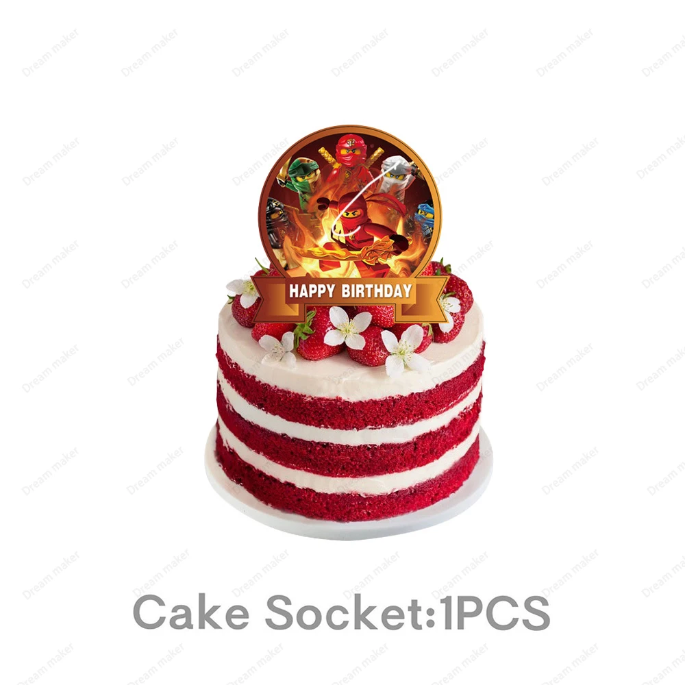 Ninjago Verjaardagsfeest Decoraties Benodigdheden Borden Bekers Servetten Banners Ballonnen Ninja Themaverjaardagsfeest Gastgeschenken