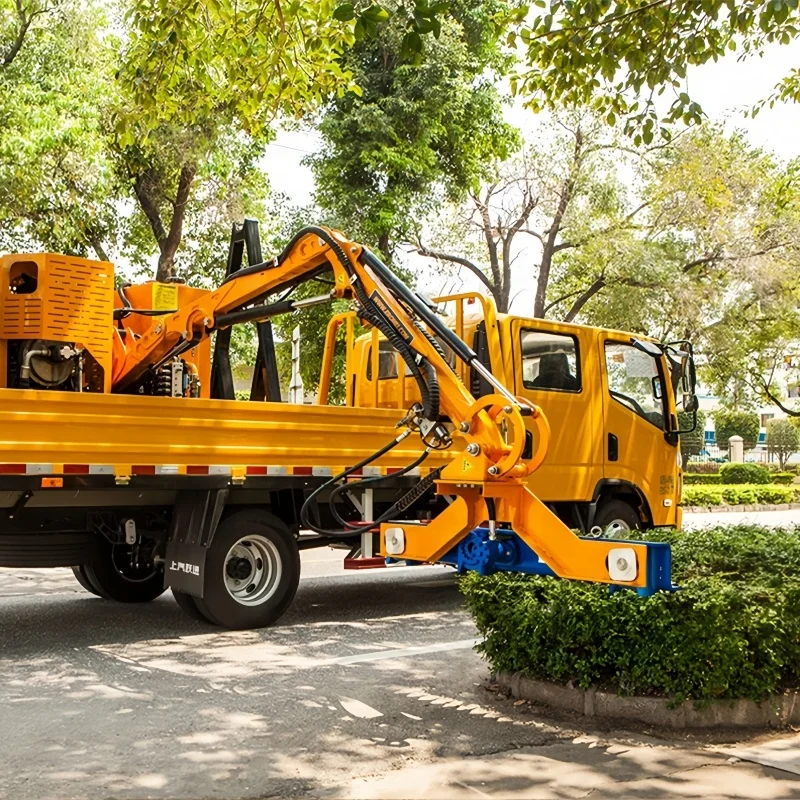 Hydraulic Hedge Trimmer Plant Trimmer Mounted Truck with Own Power for Road Slope Green Plants