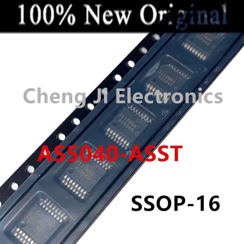 

5PCS/Lot AS5040-ASST AS5040 SSOP-16 New original Programmable Magnetic Rotary Encoder chip AS5047P-ATSM AS5047P