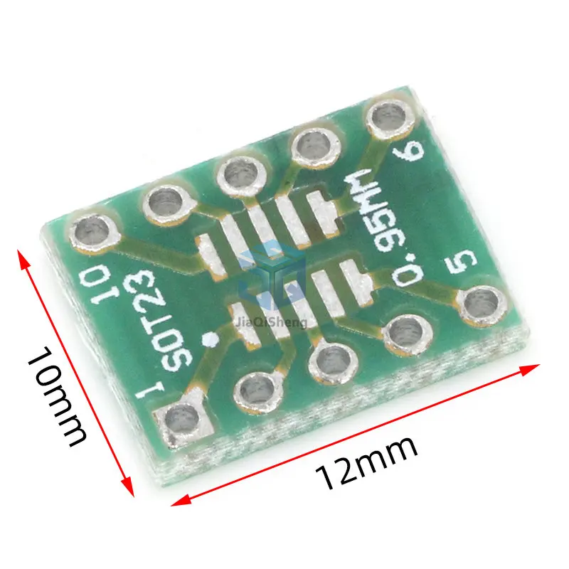 10 pz SOT23 MSOP10 a DIP Transfer Board DIP Pin Board Pitch Adapter