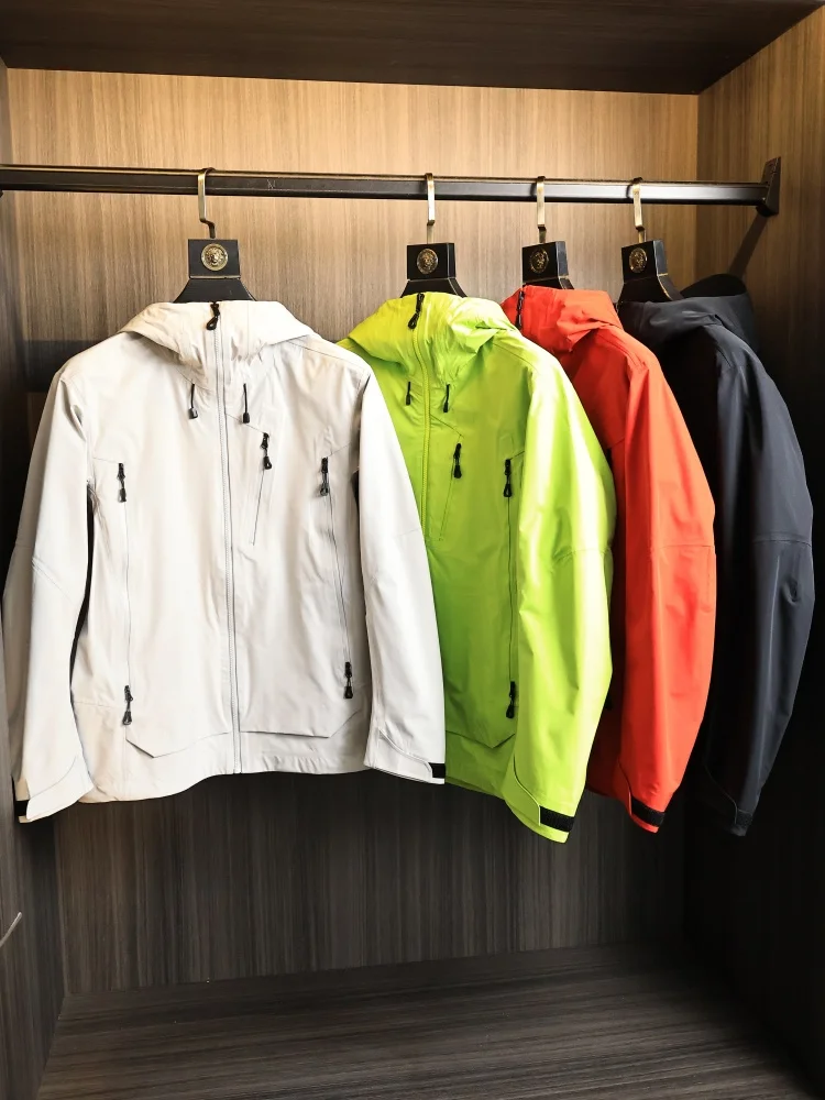 

Outdoor Men's Spring Fleece Jacket Waterproof Full Glue Sporty Hooded Polyester Fiber Long Sleeve Casual Fashion Urban Style