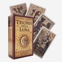 New 12*7cm Trionfi Della Luna ILLUSTRATED Tarot Card with Guide Book Tarot Deck Tarot Cards Tarot Cards Board Game for Adult