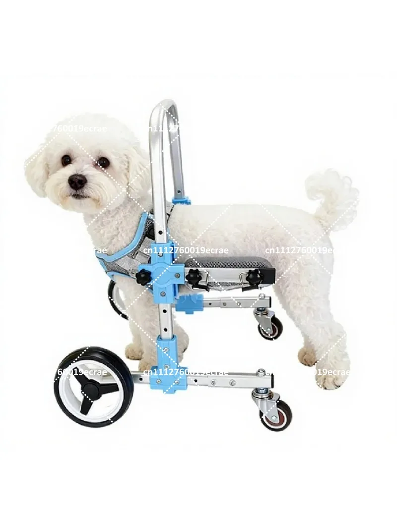 Small Dog Rear Leg Disability Wheelchair Mobility Aid Pet Forelimb Support Cart