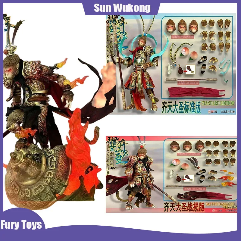 

Оригинальная искусственная шалфная фигурка аниме Wukong, экшн-фигурка, орнамент, Коллекционная модель, подарки, игрушка