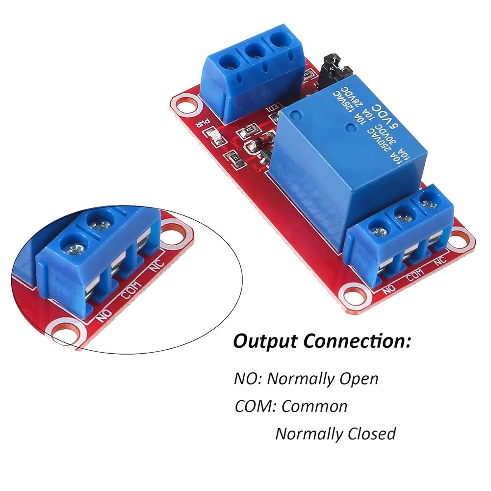 10pcs 1 Channel Relay Module Relay Board With Optocoupler Isolation 5V/12V/24V Electrical Equipment Accessories