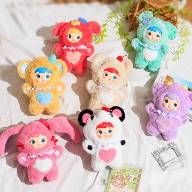 

Sugar Heart Party Hanging Bag Keychain Decoration Plush Blind Box Pendant Netflix Style Girl Tide Play Gift