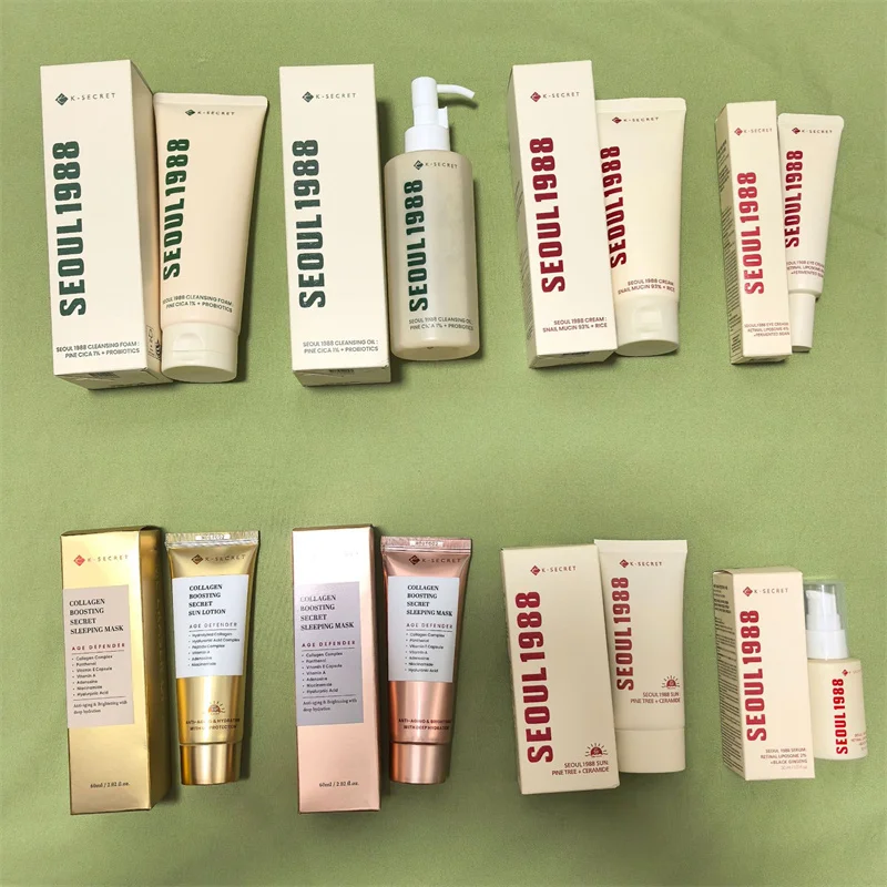 Seoul 1988 Full Range Eye Cream Essence Cleanser Cleansing Oil Sunscreen Face Mask Eye Wrinkles Skincare Korean Beauty Cosmetics