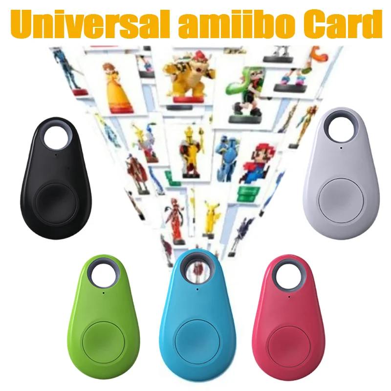 For Amiibo Universal Amiibolink Bluetooth Keychain 52 Games NFC Card Zelda Jet Bros for Nintendo Switch Console Game Accessories