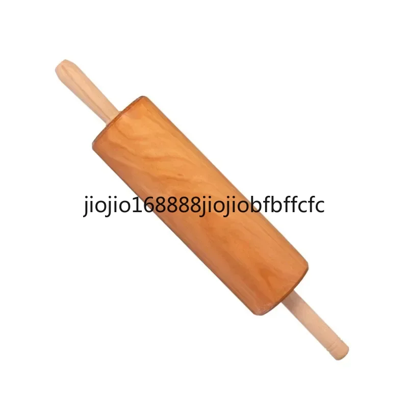 Suitable for  Solid Wood Rotating Pressure Rod Non-Stick Wrappers Rolling Pin Log Commercial Baking Tools Household