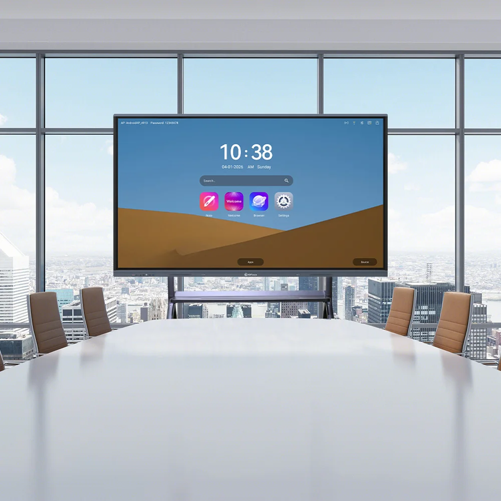 75 Inch Digital 4K Conference Display Teaching Center Touch Screen Flat Panel Interactive Whiteboard Smart Board
