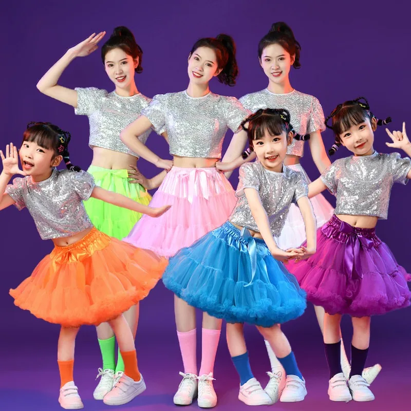 Cheerleading Uniform Skirt Tutu Skirt Girl Woman Adult Contemporary Freestyle Dance Costume Skirt Woman Adult Girl