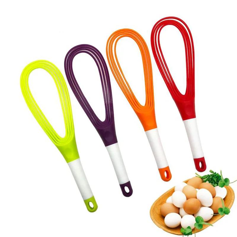 

1PC Creative Egg Beaters Foldable Egg Mixer Baking Cooking Egg Tools Foamer Whisk Cook Manual Cream Blender Kitchen Accessories