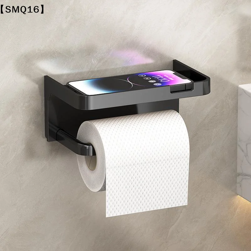 Toilet Paper Holder Plastic Storage Rack Kitchen Towel Placement Of Seasoning Bottles Bathroom Wall Roll Of Paper Storage【SMQ】