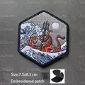 hook patch 7.5X8.5CM