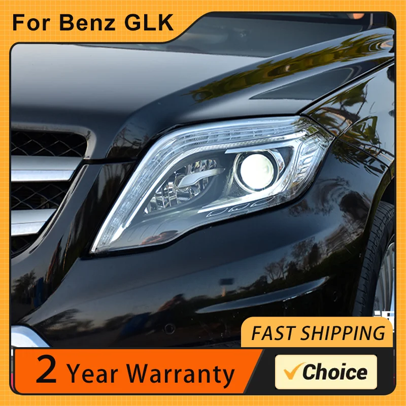 Car Styling Headlights for Benz GLK GLK200 GLK260 GLK300 LED Headlight 2013-2015 Head Lamp DRL Signal Projector Accessory