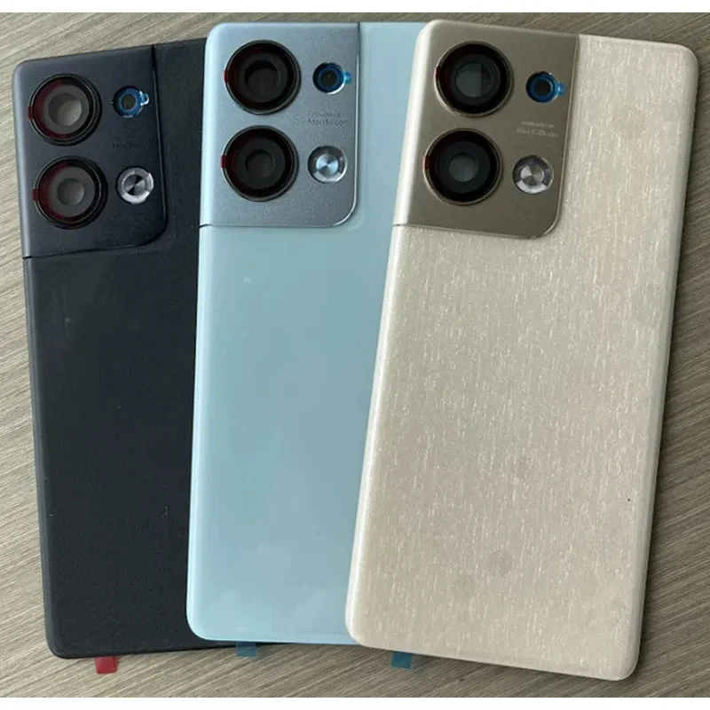 

Задняя крышка для OPPO Reno 9 Pro Plus, задний чехол для аккумулятора, замена рамки объектива камеры