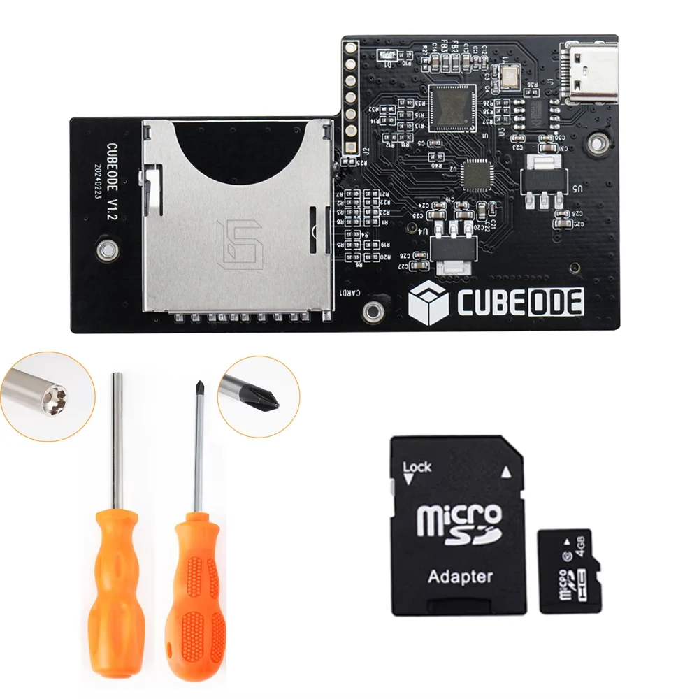 Picture 7: RetroScaler CUBEODE V1.2 Optical Drive Emulator for GC Loder Swiss SD2SP2 Replace for All Version NGC GameCube Game Console