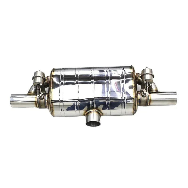 

Performance control Various Models Pipe Muffler 304 Stainless Steel Universal Exhaust dynaflow Mufflers