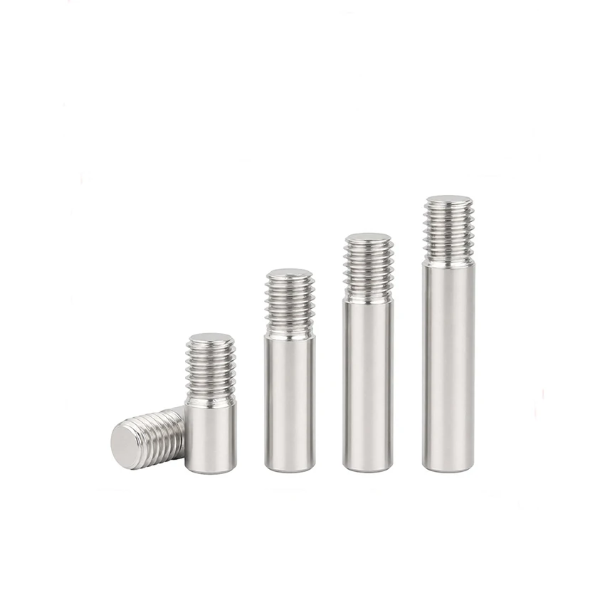 304 Stainless Steel GB878  External Thread Cylindrical Pin Slotted Positioning Screw  M2 M2.5 M3 M4 M5 M6 M8 M10