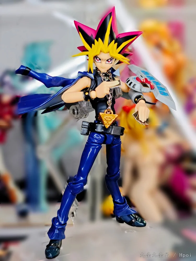 

[In Stock] Genuine Anime Toy Yu Gi Oh! Yugi Muto 15cm Mobile Doll Figure Model Collection Hot Blooded Manga Boy Birthday Gift