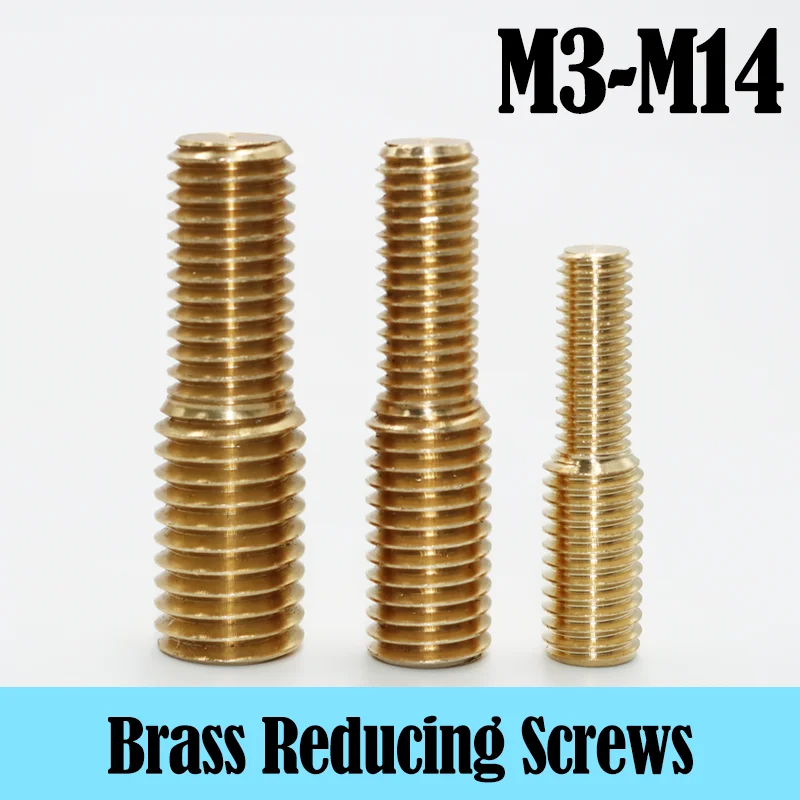 Brass Conversion Screw Thread Adapter Converter Copper Bolt Male to Male Double Head Transfer Camera Screws M3 M4 M5 M6 M8 M10