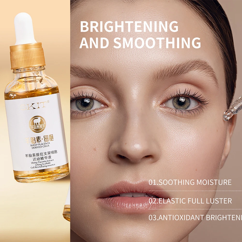 

Sheep Embryo Essence Lifting Scaffold Cell Revitalizing Reduces Wrinkles Moisturizing Brighten Penetrates Muscle Base Face Serum