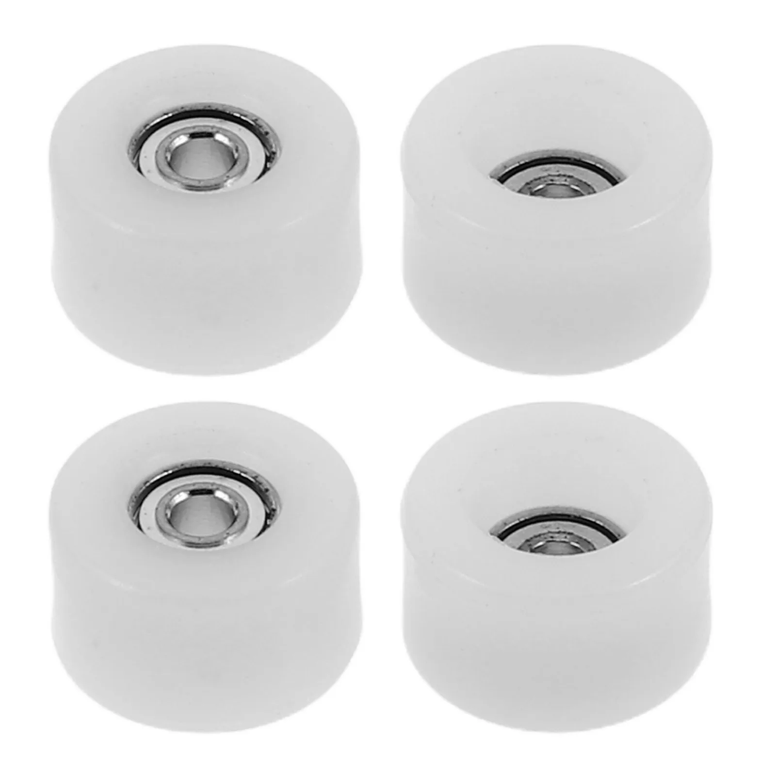 4Pcs Finger Skateboard Wheels Bright Vibrant Colors Easy Replacement Functional Aesthetic Upgrade for Mini Skateboard Collectors