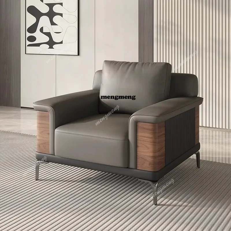 H132 Italian Popular Office Sofas Coffee Pu Leather President Office Sofas Business Meeting Office Furniture Gado Mai Matasai